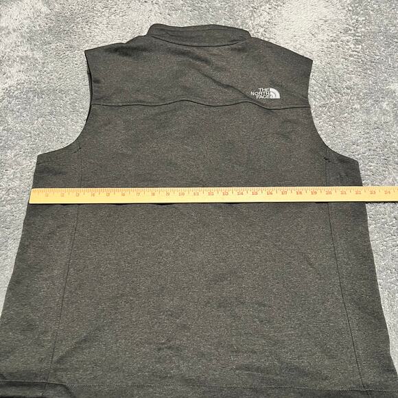 The North Face Windwall Vest Mens Large Softshell Full Zip Gray Jacket - Picture 6 of 10